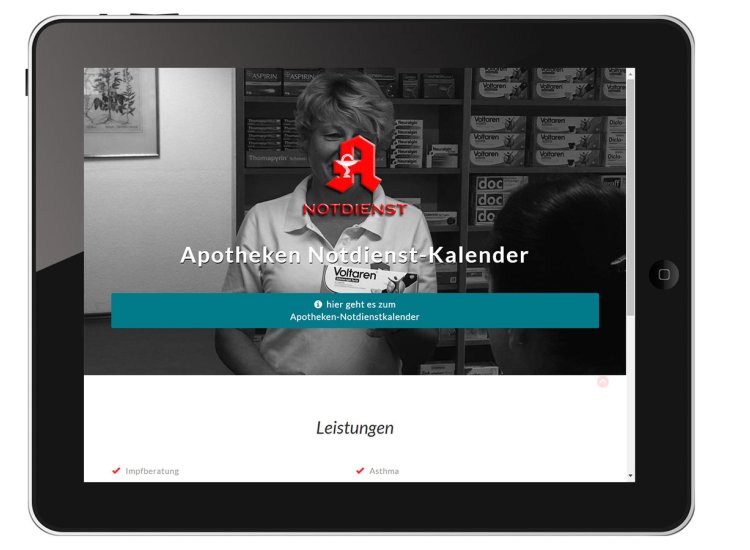 Apotheke Ludwigsstadt - Relaunch der Webseite